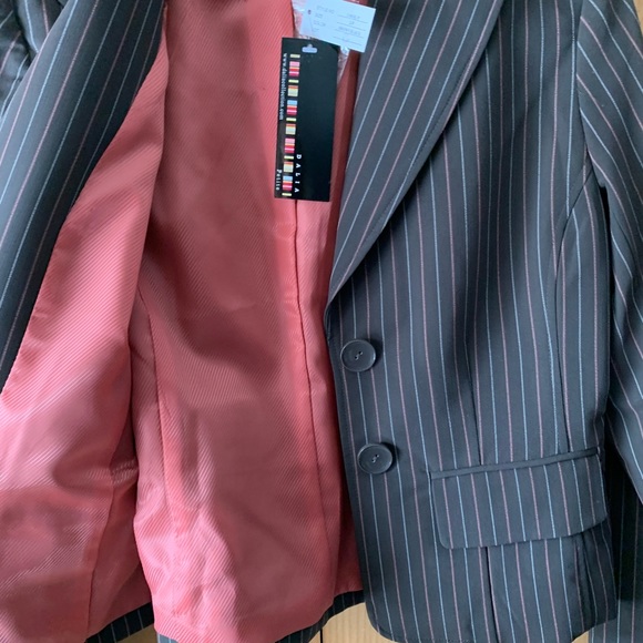 🌈 Dalia Collection Brown/Black Blazer - Picture 4 of 6